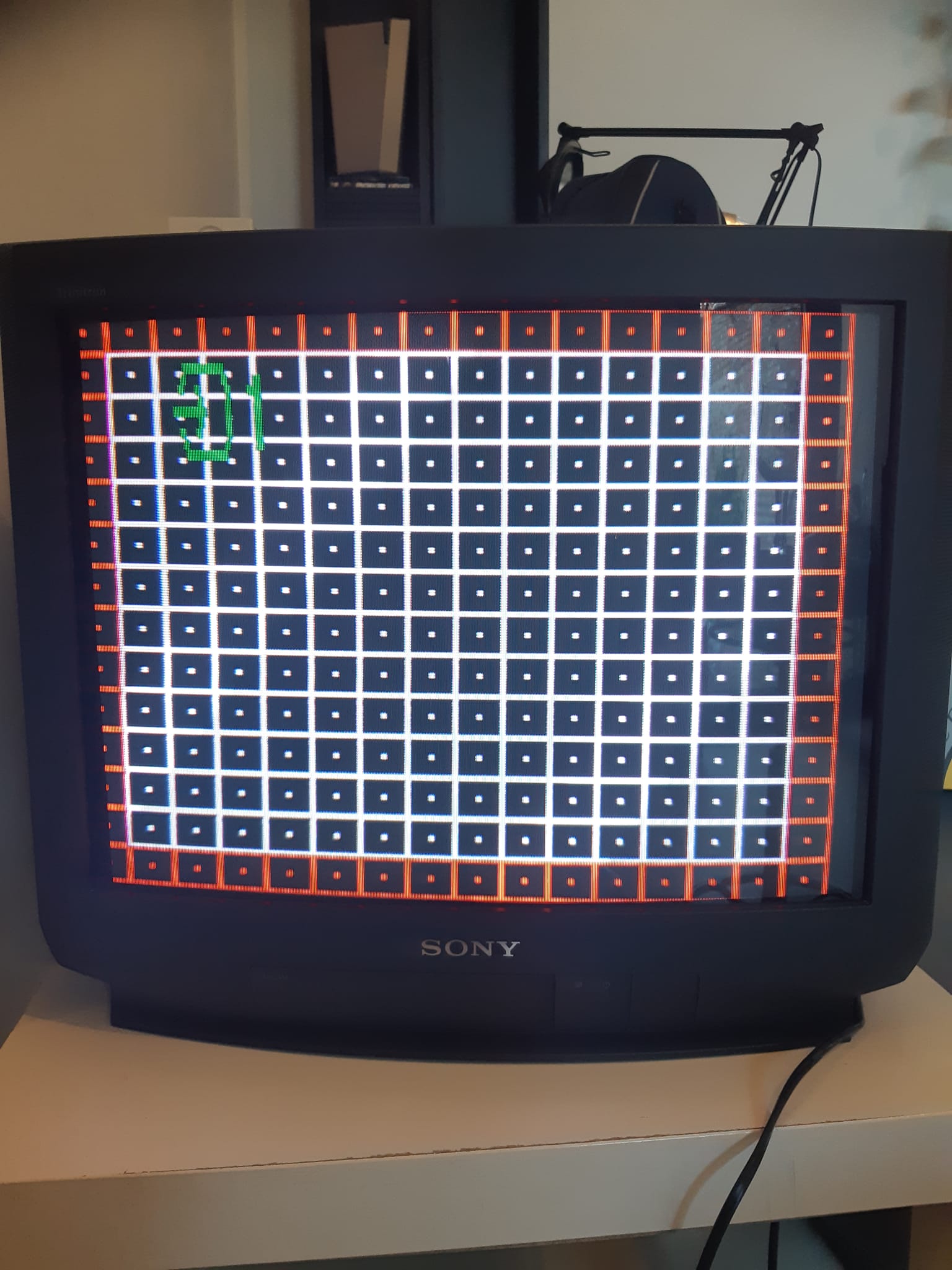 Hi, just got this Sony kv21x5b, is this fixable in the service menu?