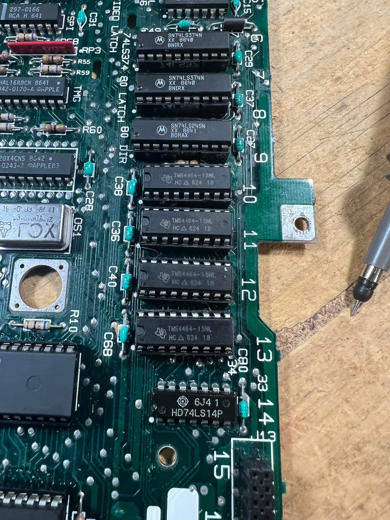 Any ideas for iic issue after replacing RAM and LS32?