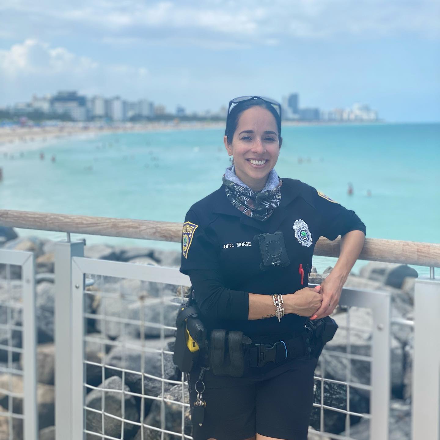 Miami Beach PD - MEET OFFICER MONGE: She’s been with MBPD...