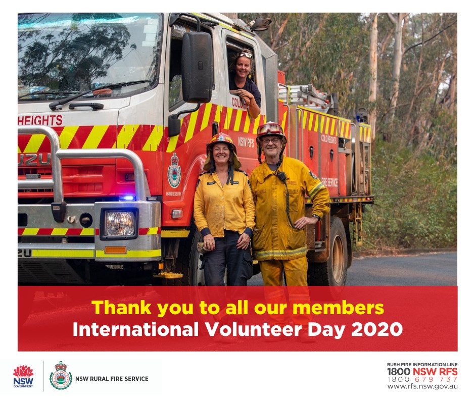NSW Rural Fire Service - This International Volunteer Day we thank the ...