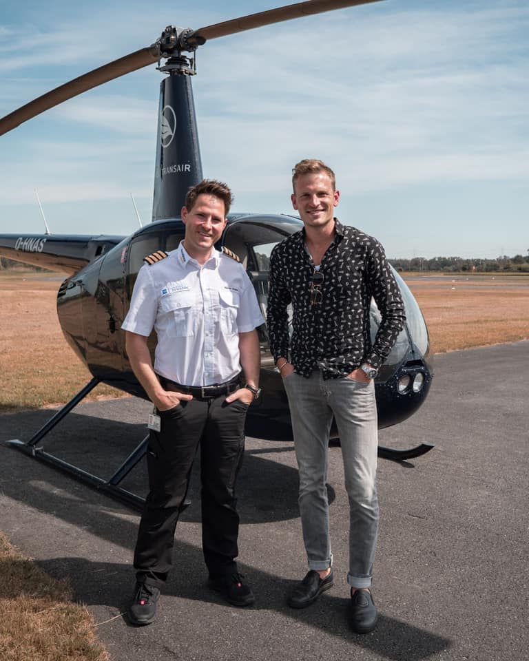 Heli Transair - 👨‍ ️ PilotPatrick meets Heli Transair 🚁...