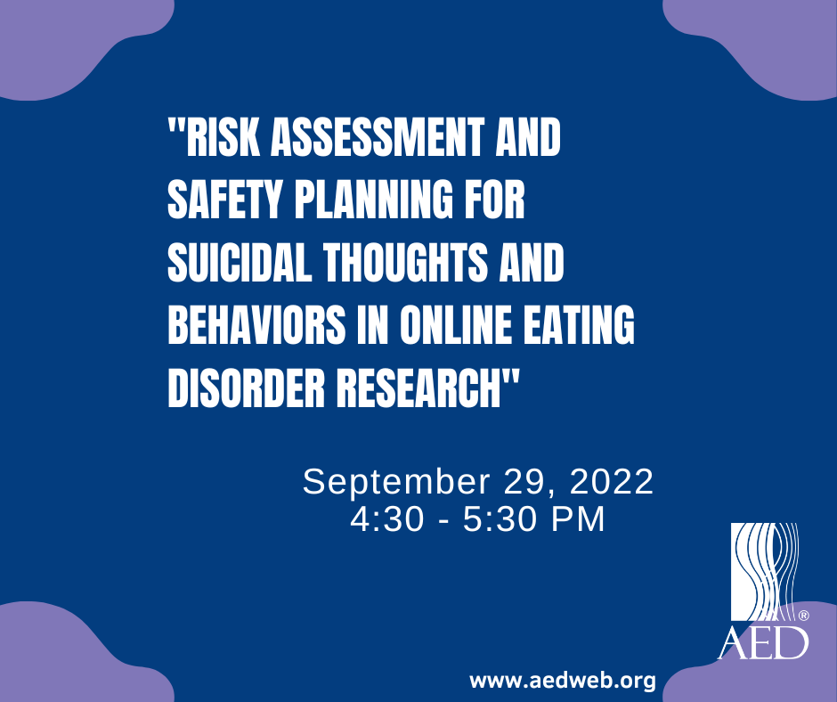 Academy for Eating Disorders - Globally, suicide is a major public ...