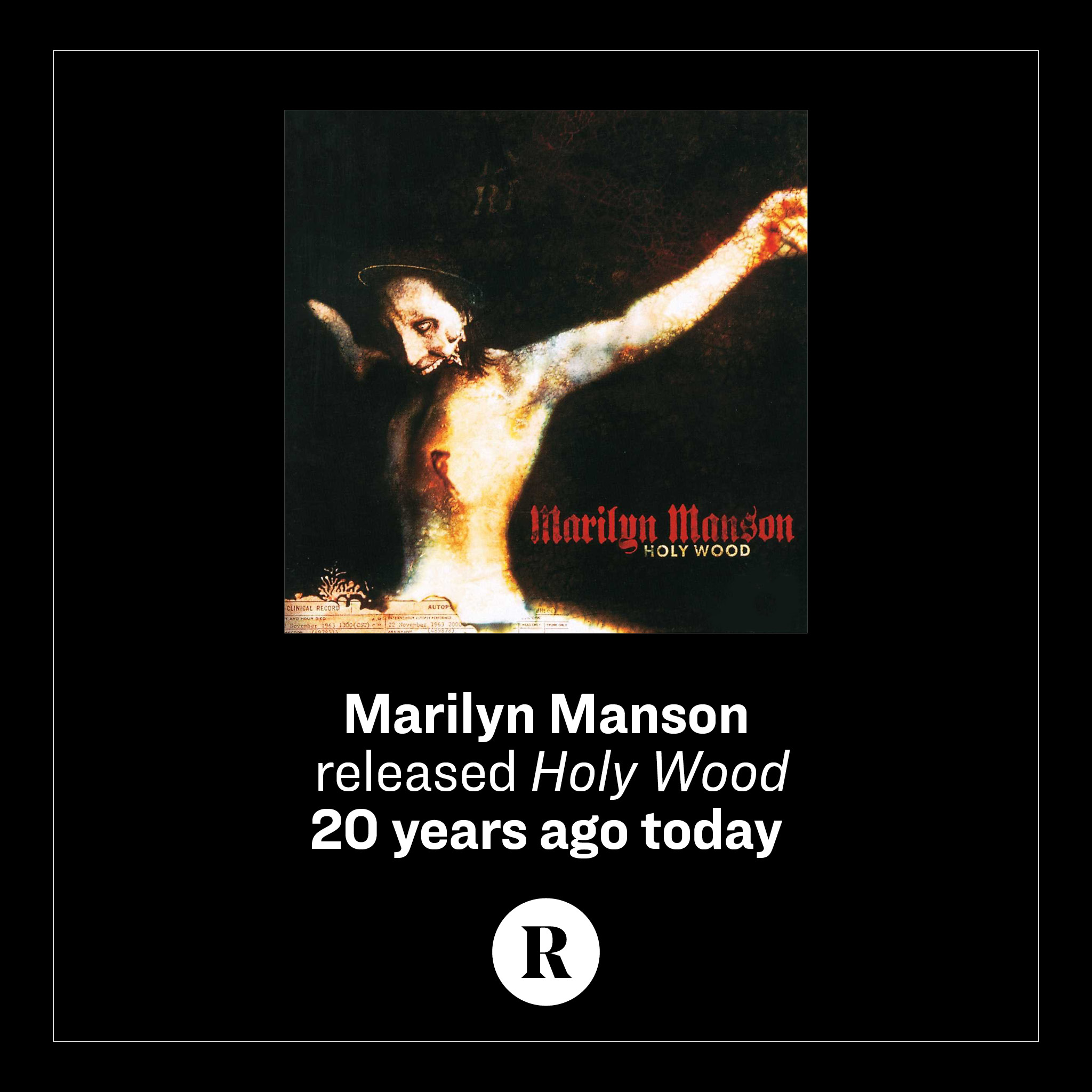 Marilyn Manson Holy Wood - 2000