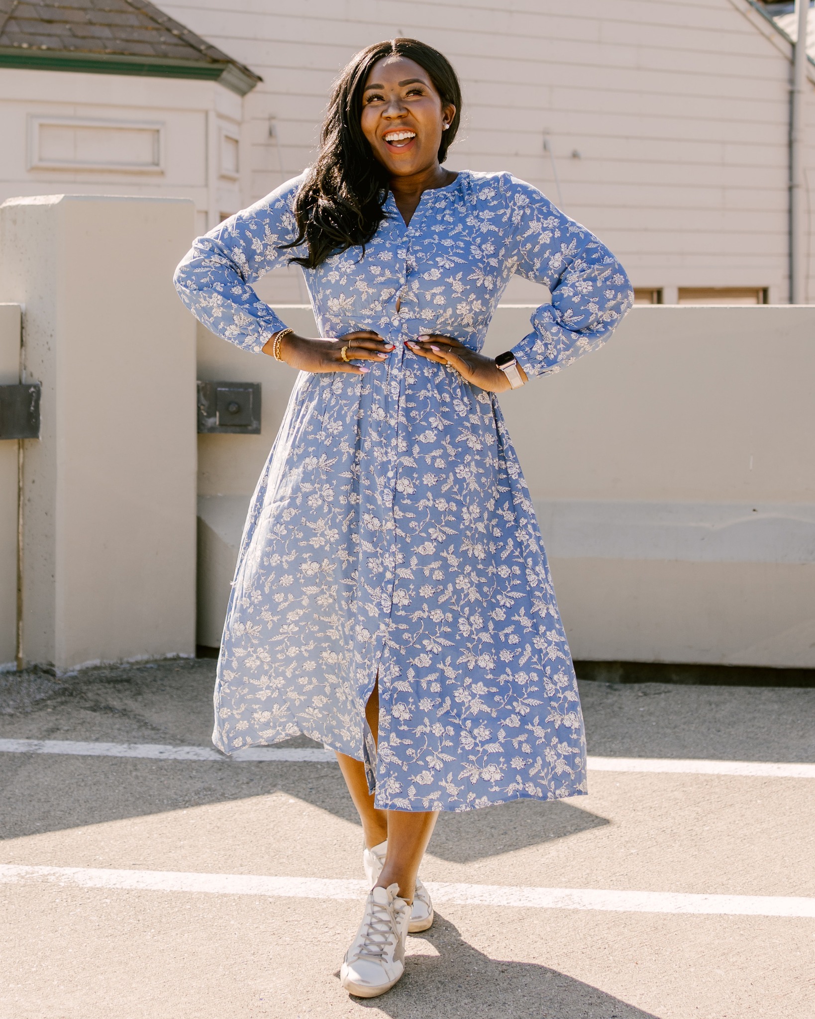 weekend brunch dress Work? Brunch? getaways? Yep, our spring dresses do it alllll. ✔️✔️✔️ http://spr.ly/6189KSMb3 📸 : RRB This gingham print midi