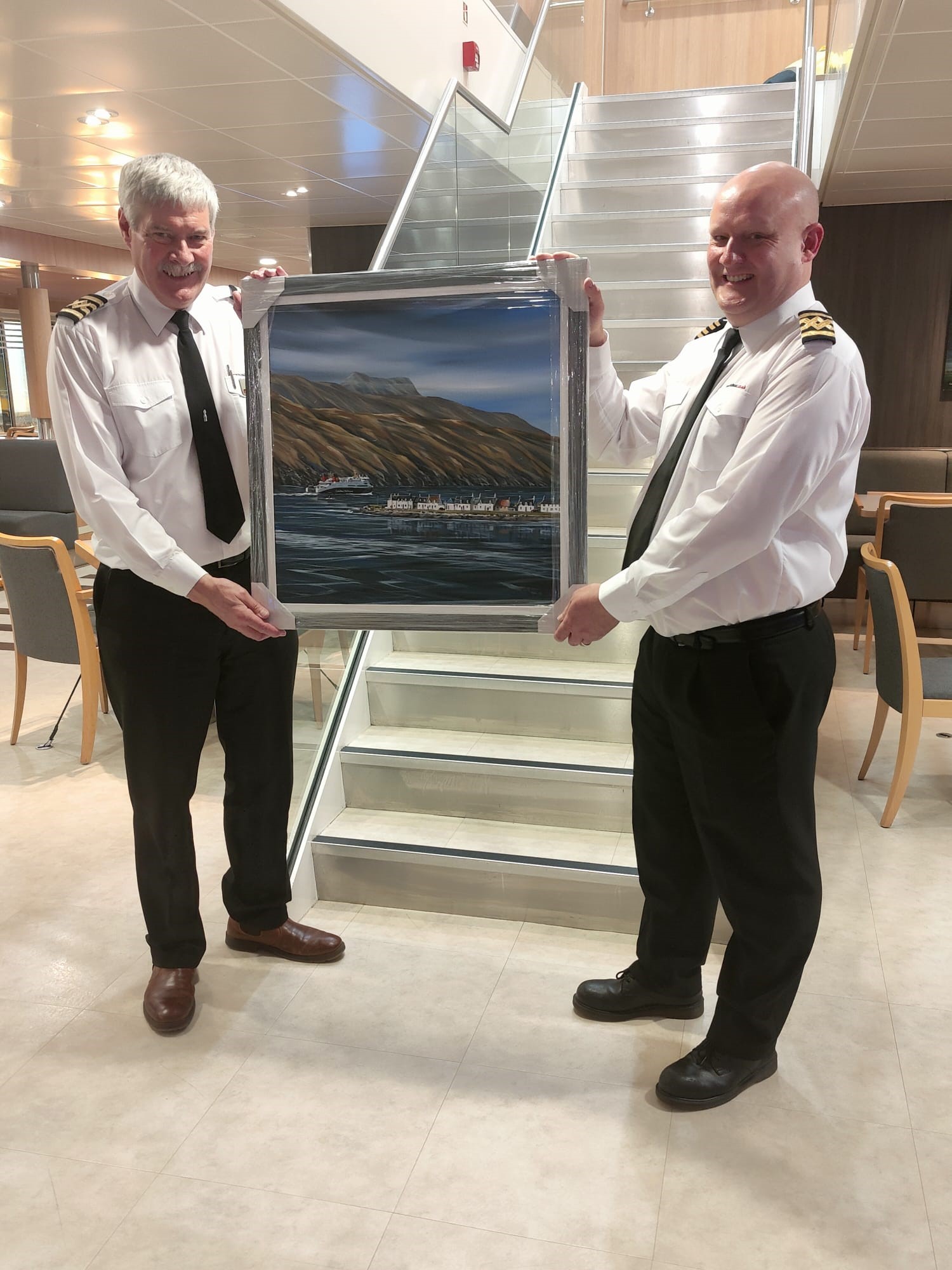 CalMac Ferries - Captain Ronnie Nicolson was joined by... | Facebook