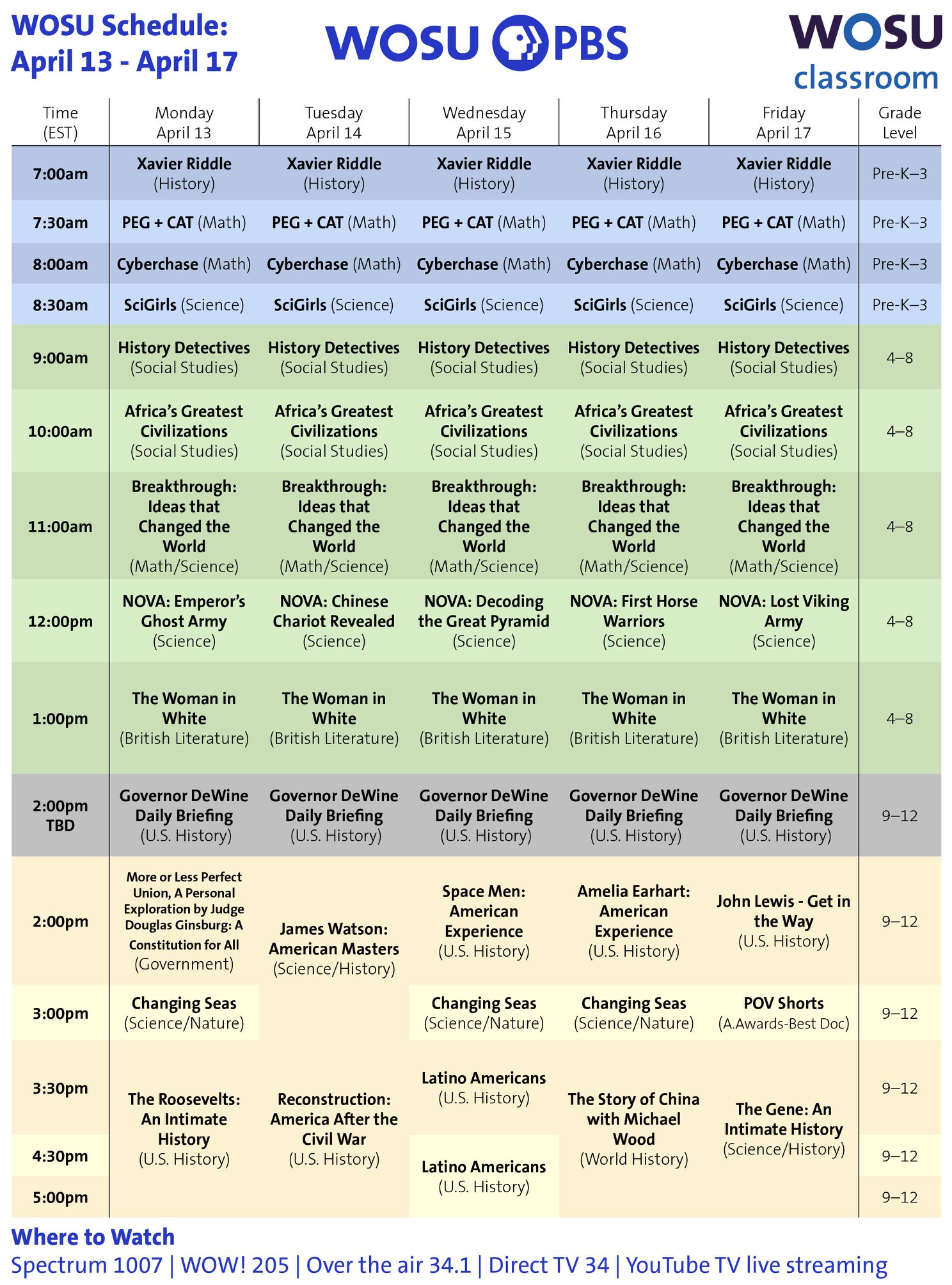 Inspiring Wosu Tv Schedule Tonight Photos