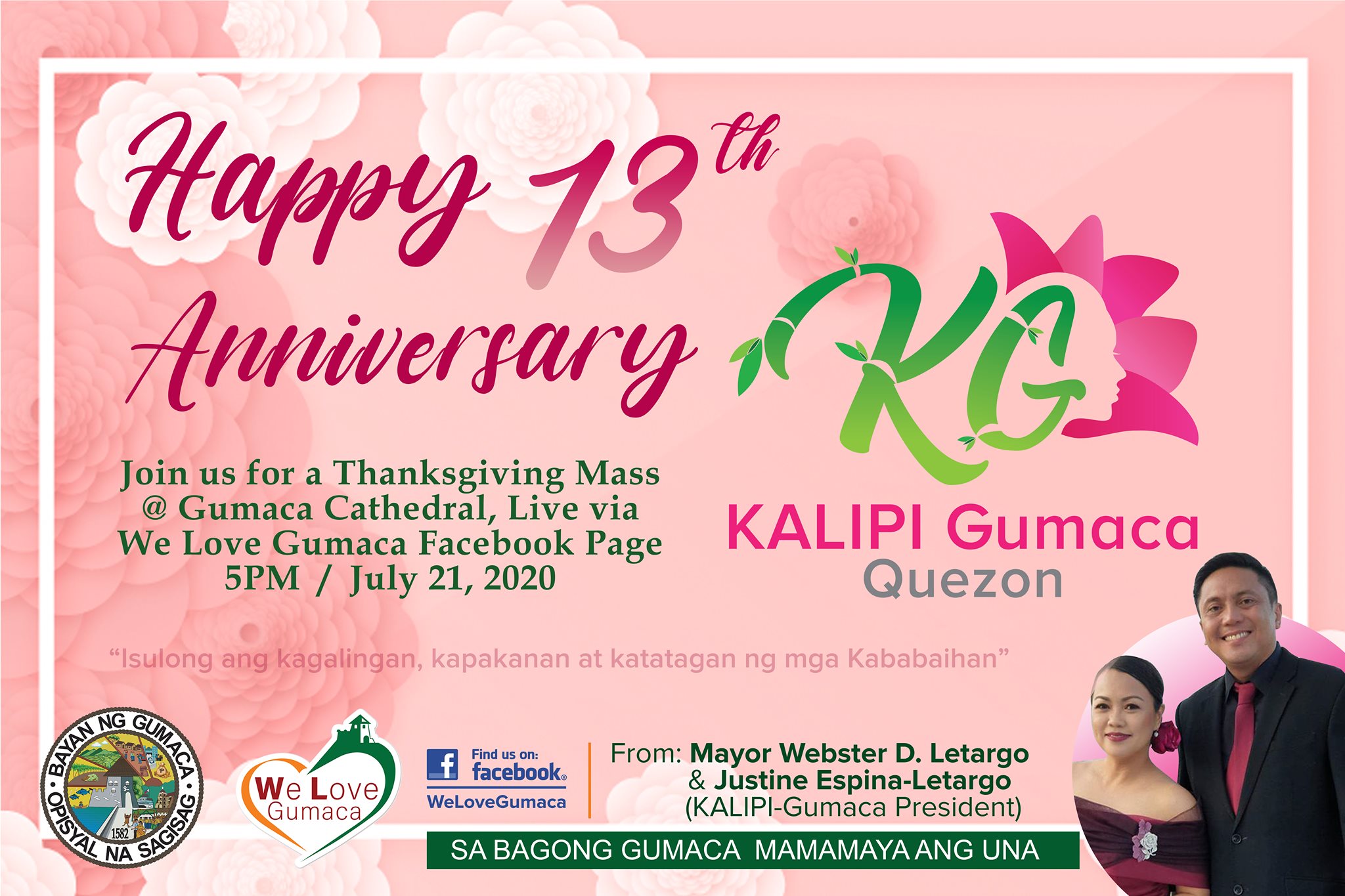 We Love Gumaca - Happy 13th Anniversary po sa... | Facebook