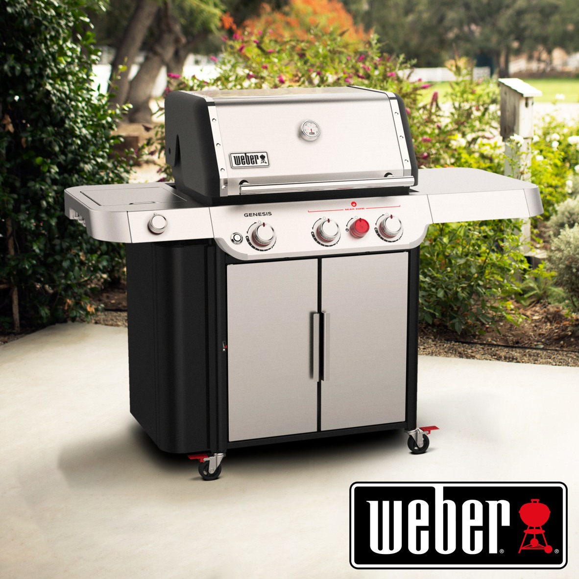Keith S Appliances Introducing The Newly Redesigned Weber Genesis S 325s Gas Grill Featuring Weber S Largest Hottest Sear Zone With Expandable Top Cooking Grate So That The Main Course Sides