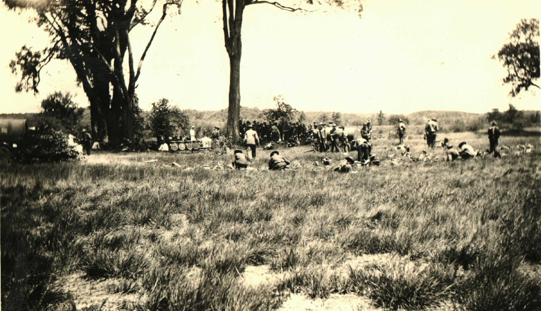 Fort Devens Museum - Mess call at the rifle range at Fort Devens. There ...