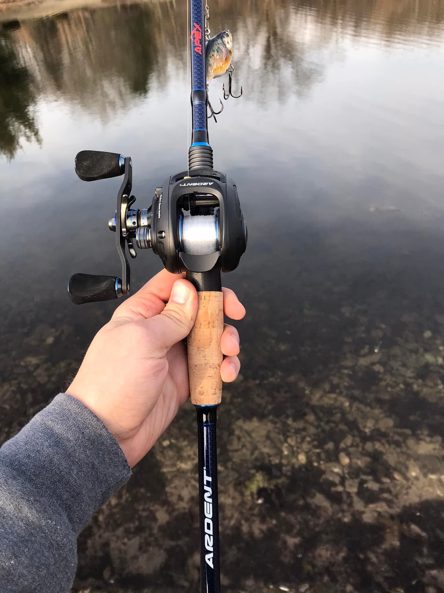 ardent denny brauer pro series baitcasting rods 7ft2in Med Hvy Actn Cast Rd Spinnerbait – Recreation Outfitters Apex rod and Avid Pro
