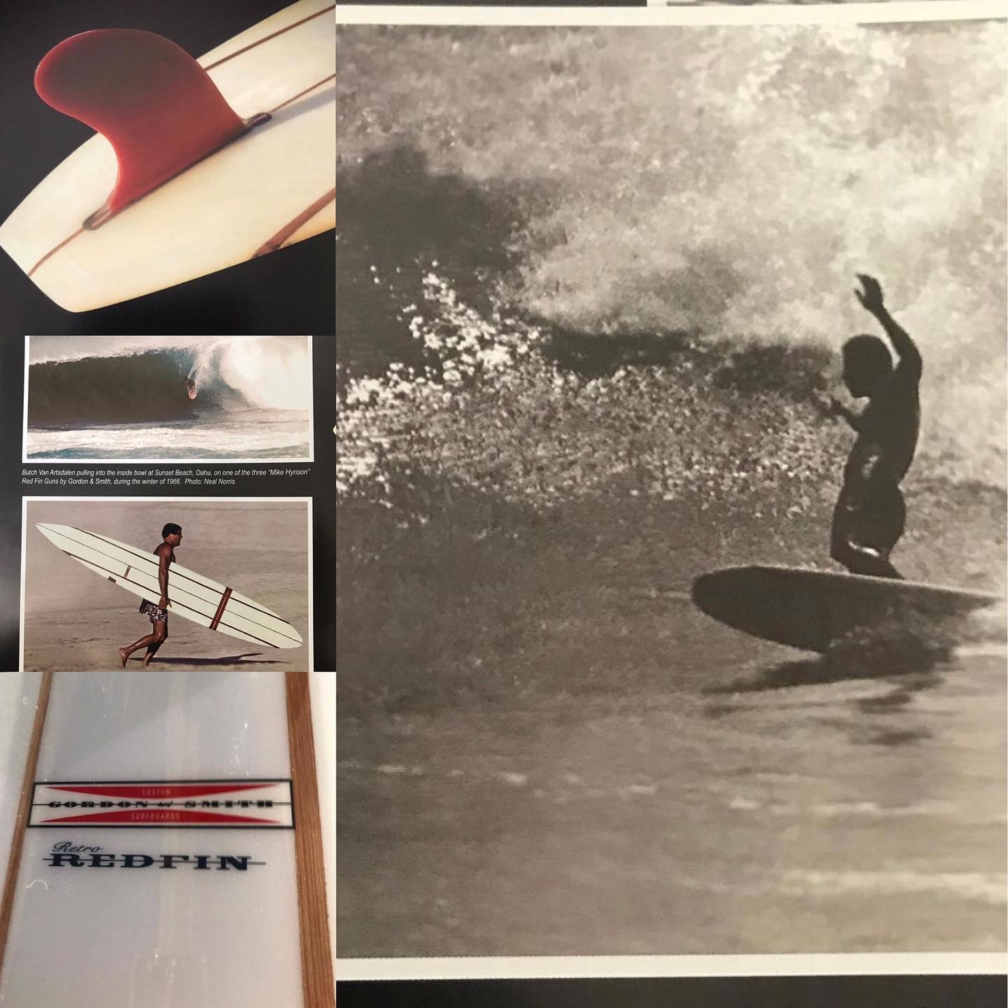 Gordon & Smith's iconic Red Fin surfboard design
