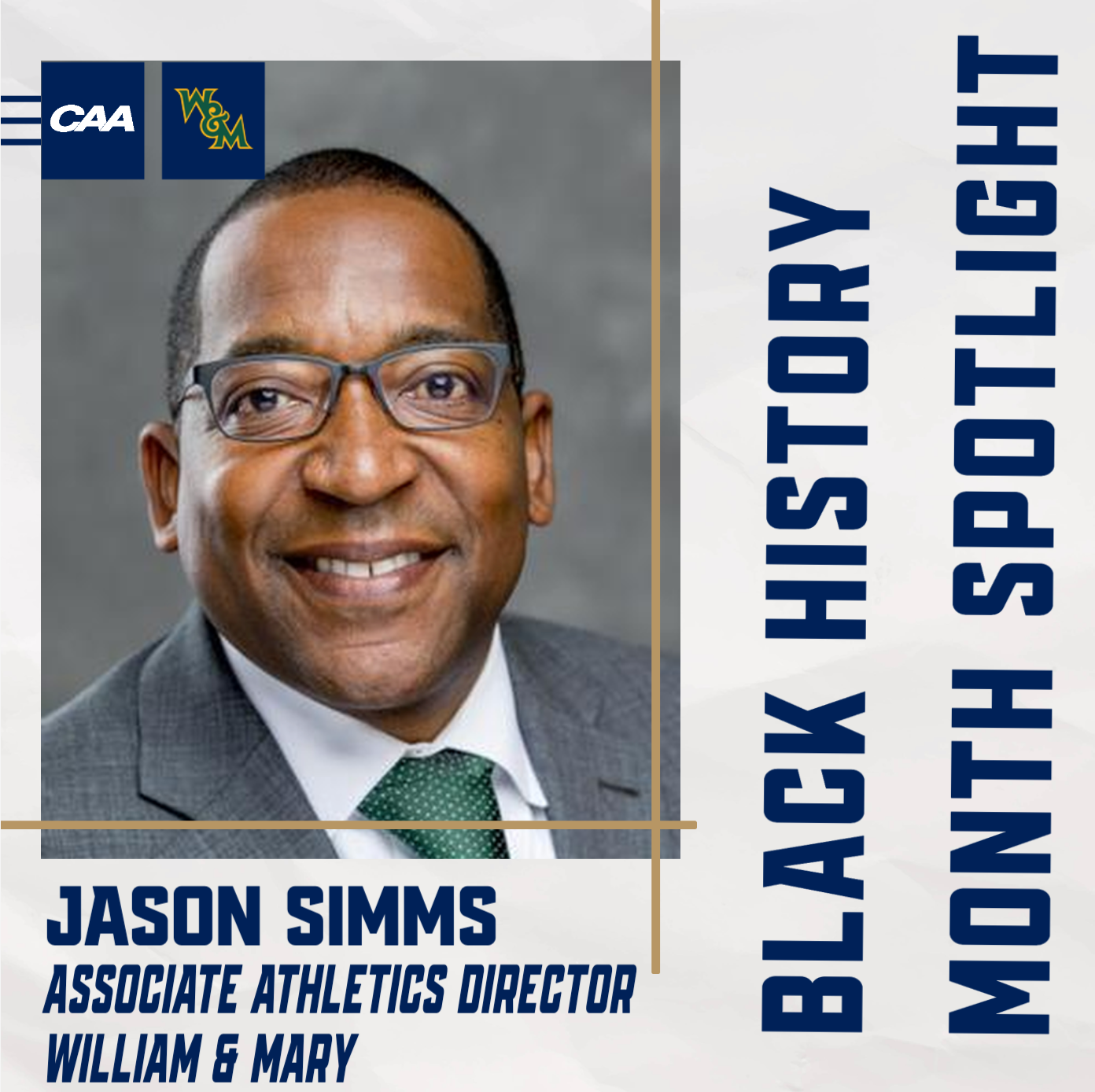 Coastal - #CAASports Black History Month Spotlight ⬇️ Jason Simms has ...