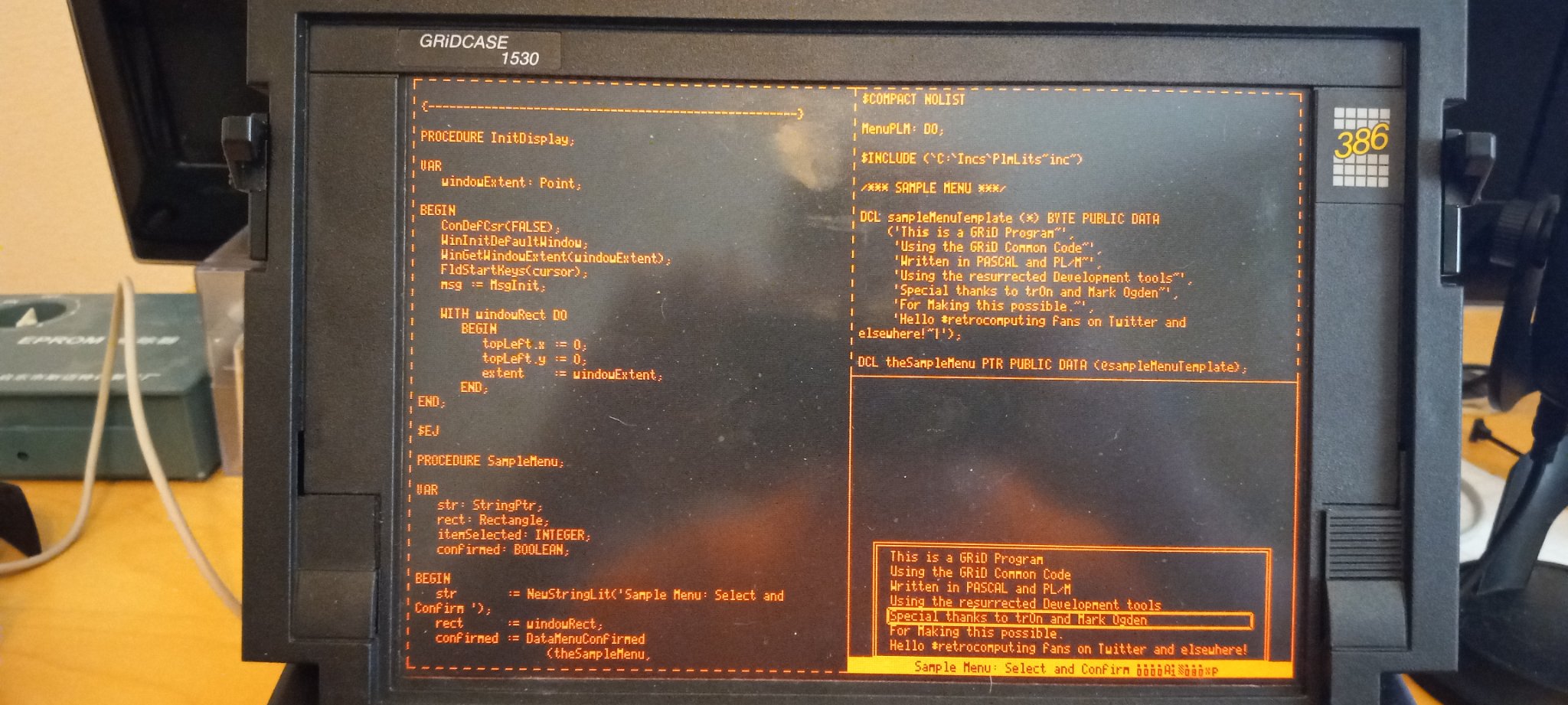 Grid development tools for retro microcomputers