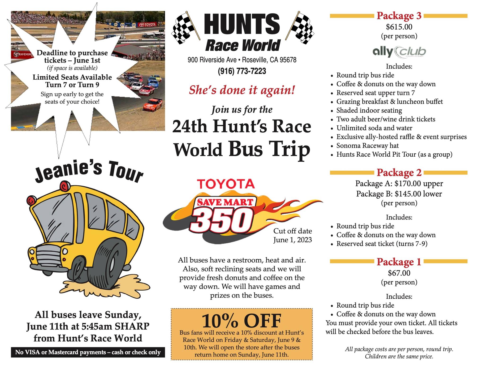 Jeanie is doing it again! Join us for... - Hunts Race World