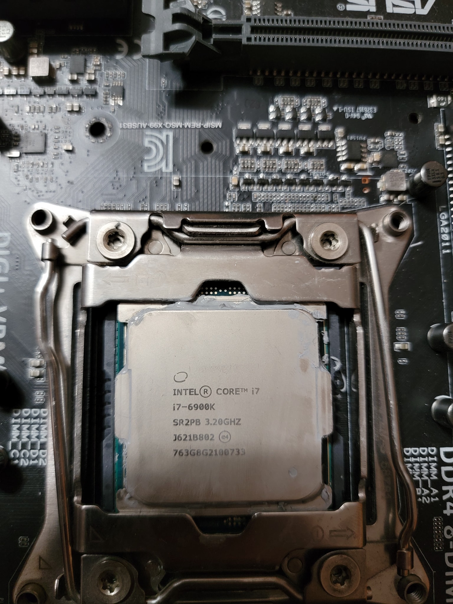 Asus x99-a/usb 3.1 motherboard with i7-6900k cpu