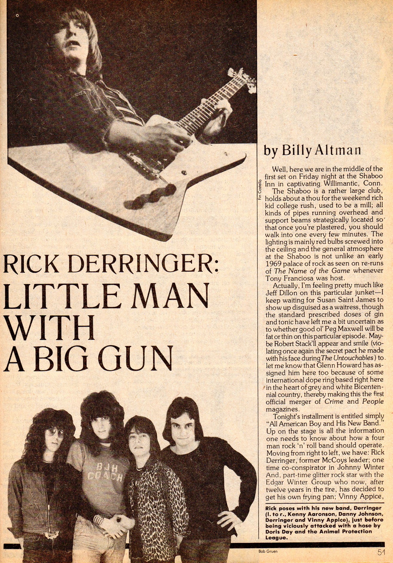 Rick - Creem Magazine 1976 | Facebook
