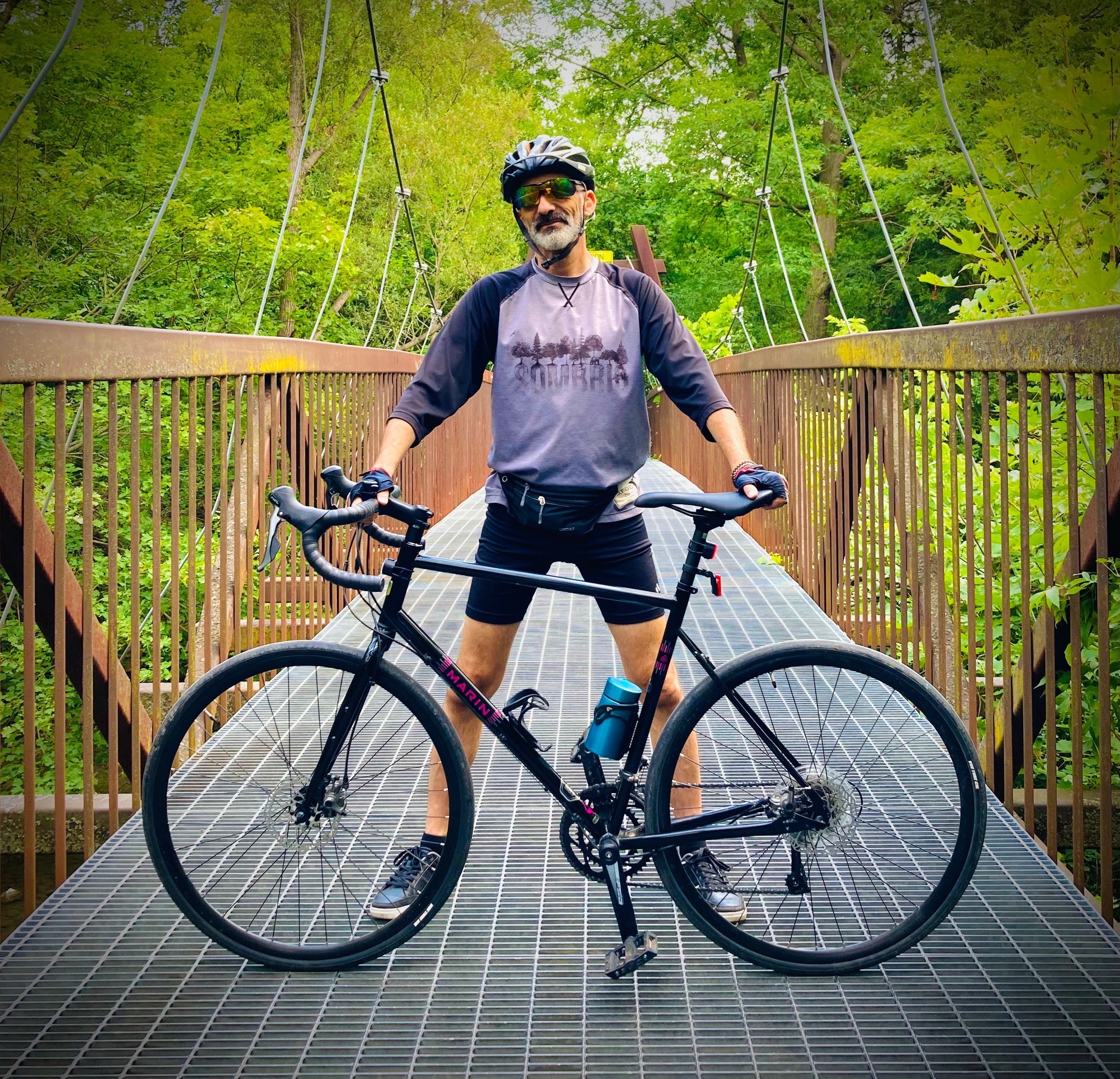 My daily driver: 2020 Marin Steel Frame model Nicasio RC Nexus 8 