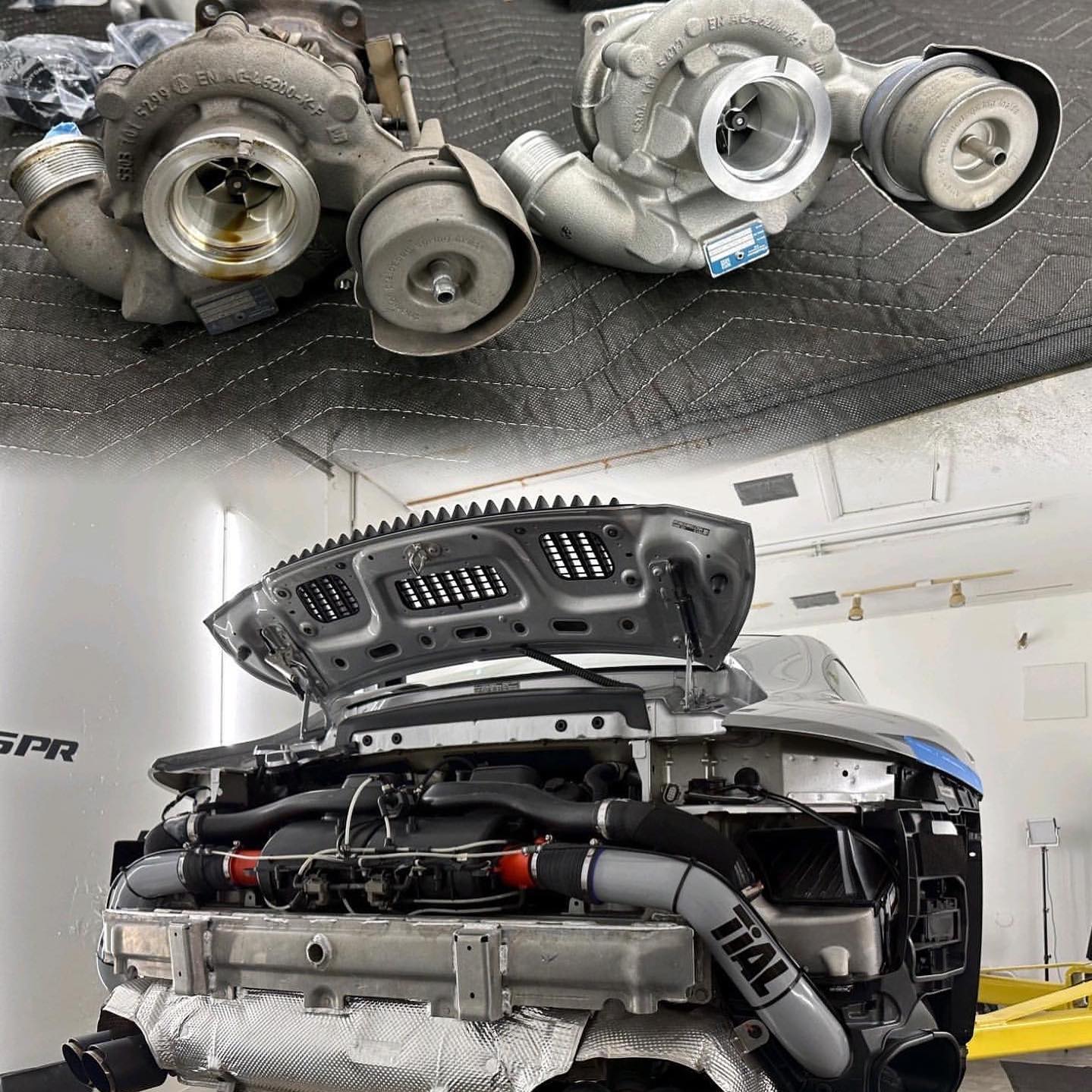APR - 991.2 turbo kit install at @eurocustomspr! What an easy way to ...