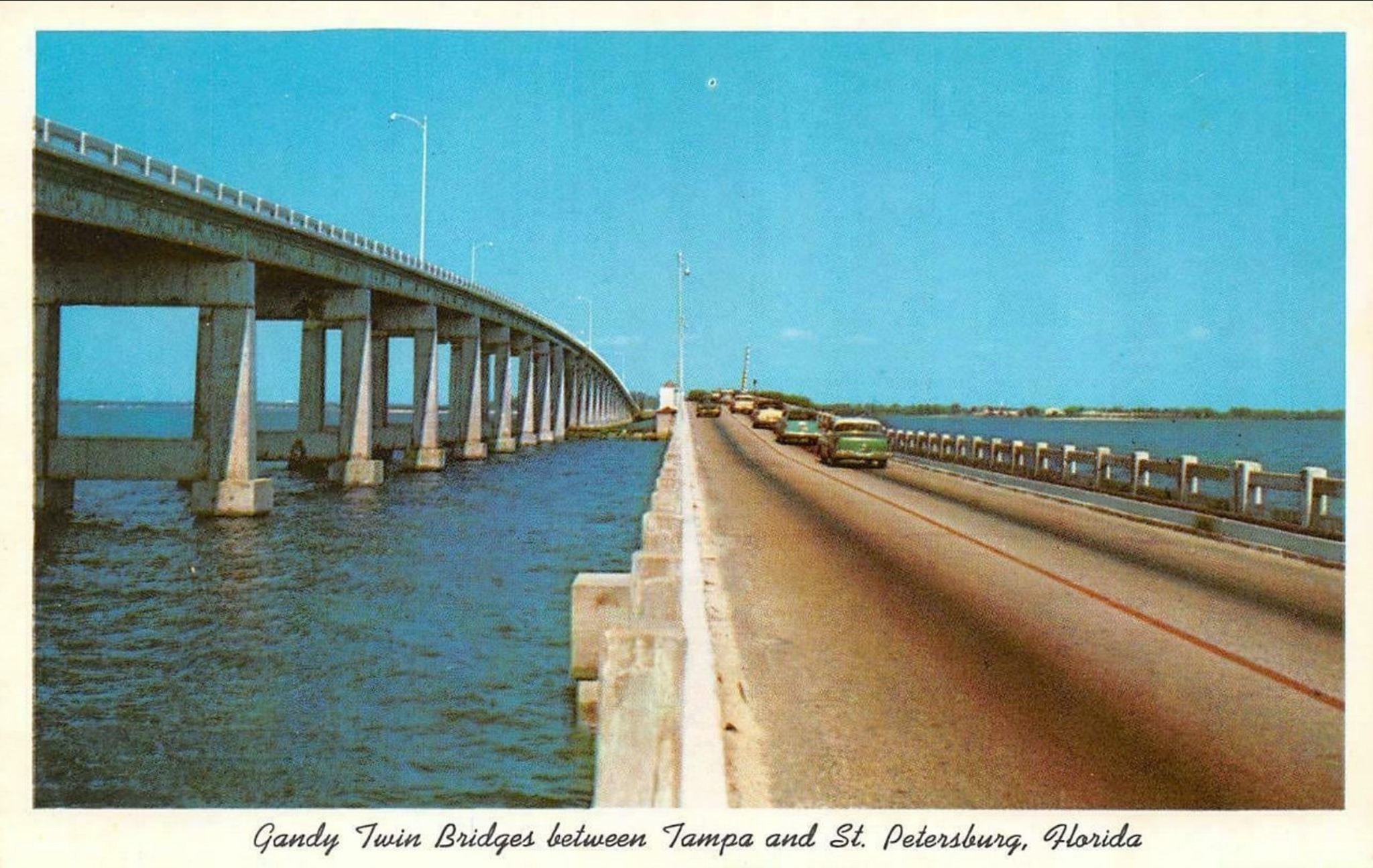 Jeff - Gandy bridge Florida, spans Tampa bay between Tampa and St ...