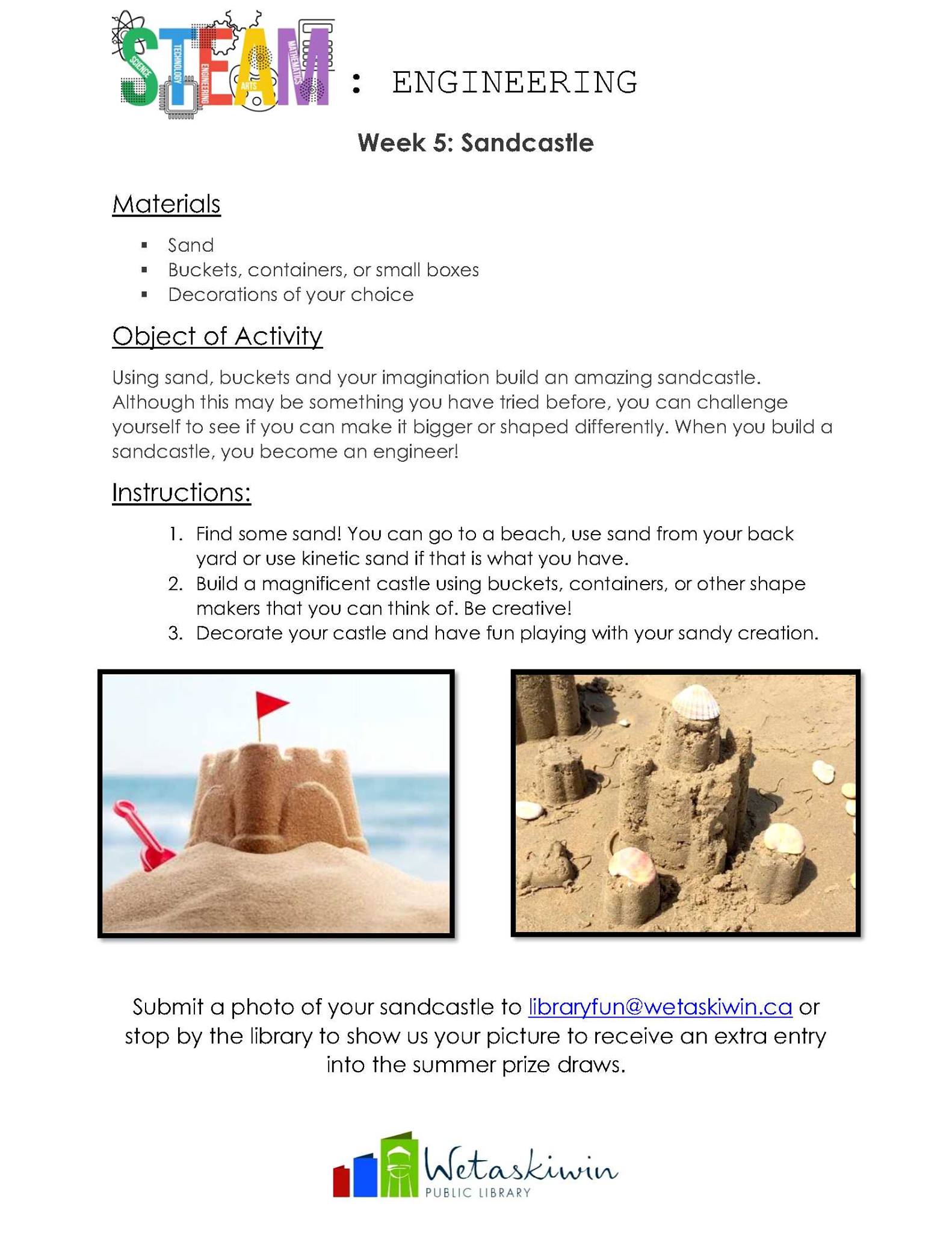 Here is the week 5 summer... - Wetaskiwin Public Library