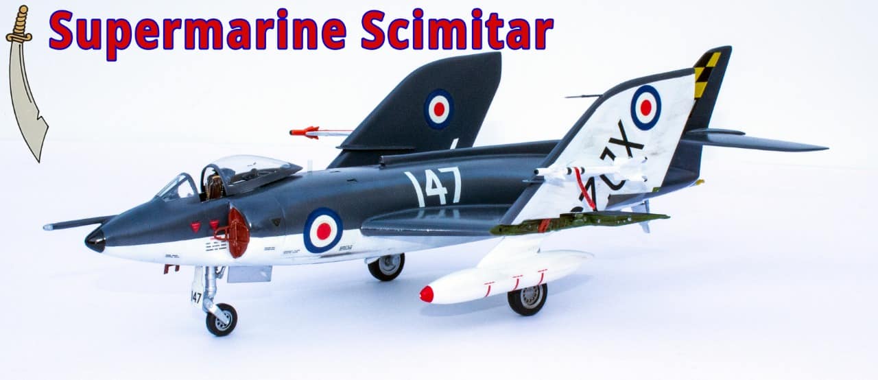 1:48 scale Supermarine Scimitar model build