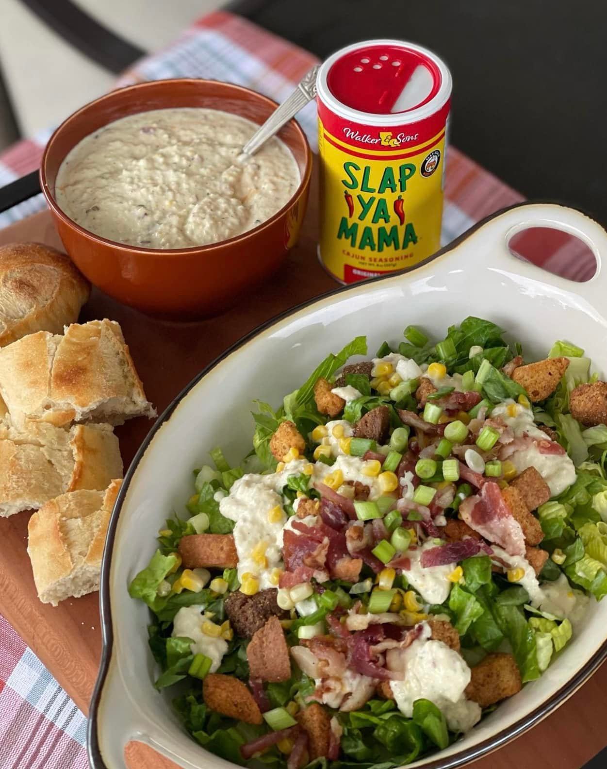 Slap Ya Mama Louisiana Food Products - This homemade Creamy Cajun Salad ...