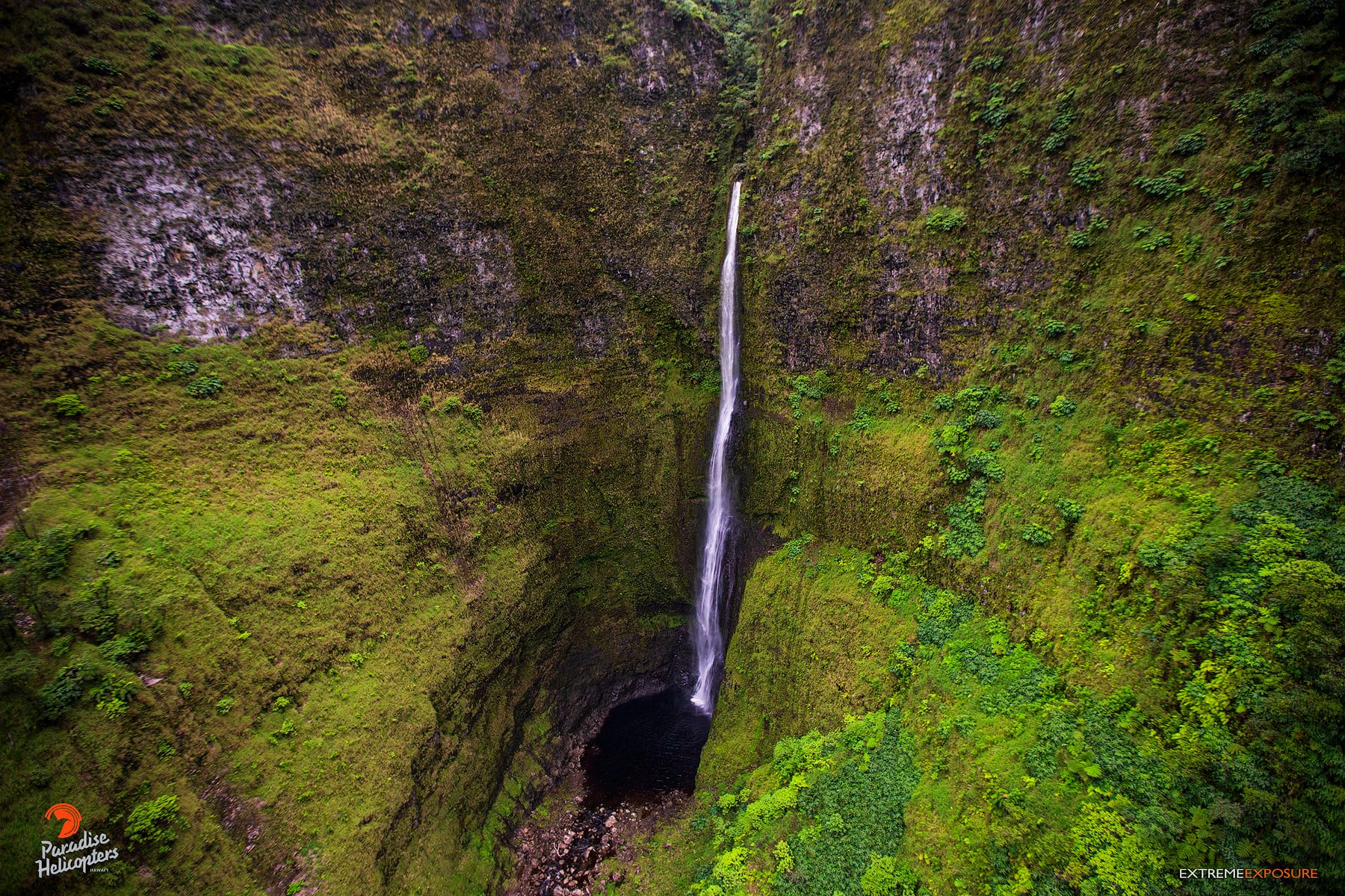 Aloha awakea!! It's WATERFALL... - Paradise Helicopters