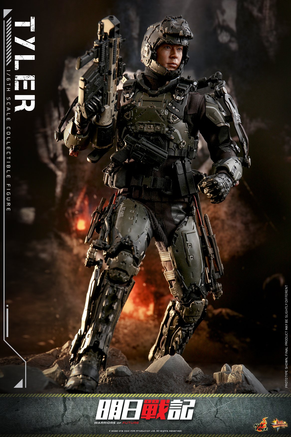 HOTTOYS　ホットトイズ　TYLER　タイラー　明日戦記 Warriors of Future - 1/6th scale Tyler Collectible Figure】 Amidst