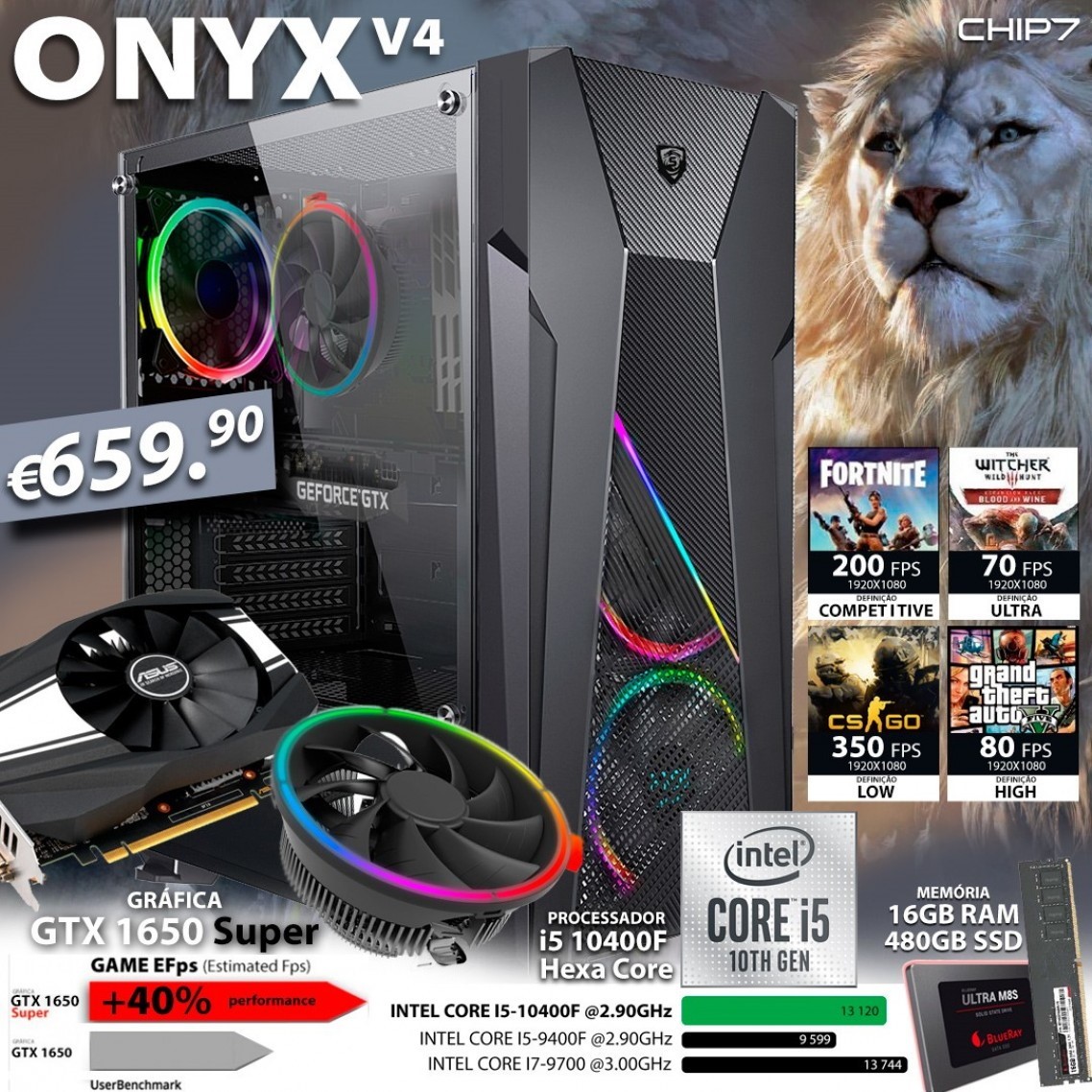 Chip7 - COMPUTADOR GAMING - CHIP7 ONYX V4 / I5 10400F HEXA... | Facebook