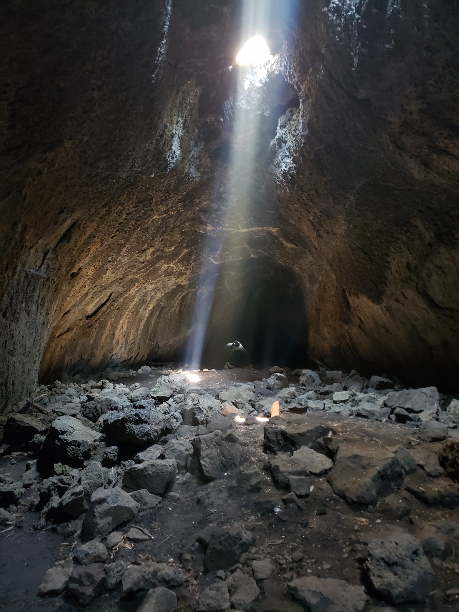 Visited the skylight caves in Sisters, OR yesterday