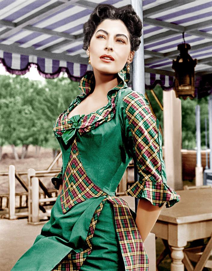 ava gardner green dress Walter Plunkett's gown for a stunning in 