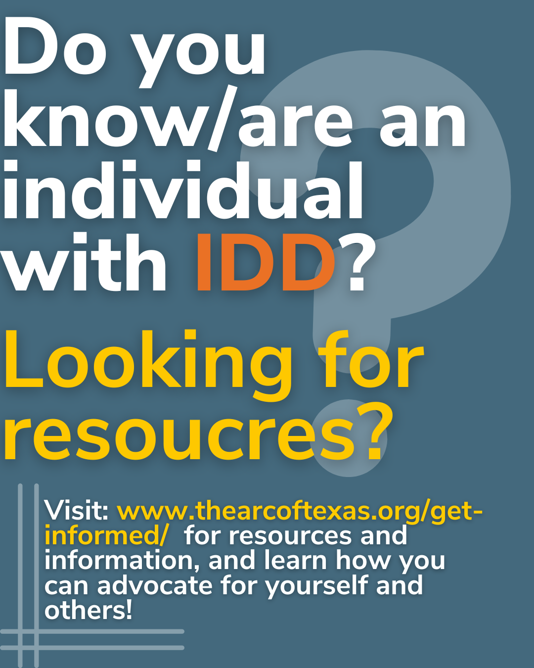 The Arc of Texas - Do you have a loved one with Intellectual and ...