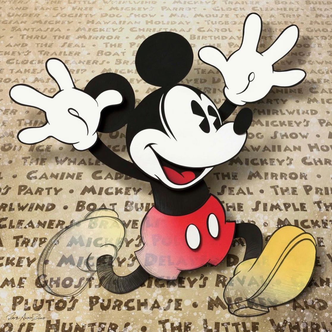 My #fantasiamickey piece for the #mickey90 birthday celebration