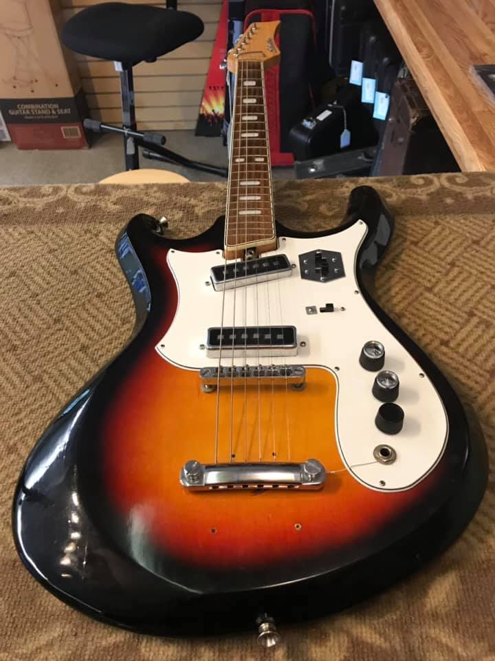 silvertone1440　ビンテージエレキギター　日本製 1960s Silvertone 1440 electric guitar review