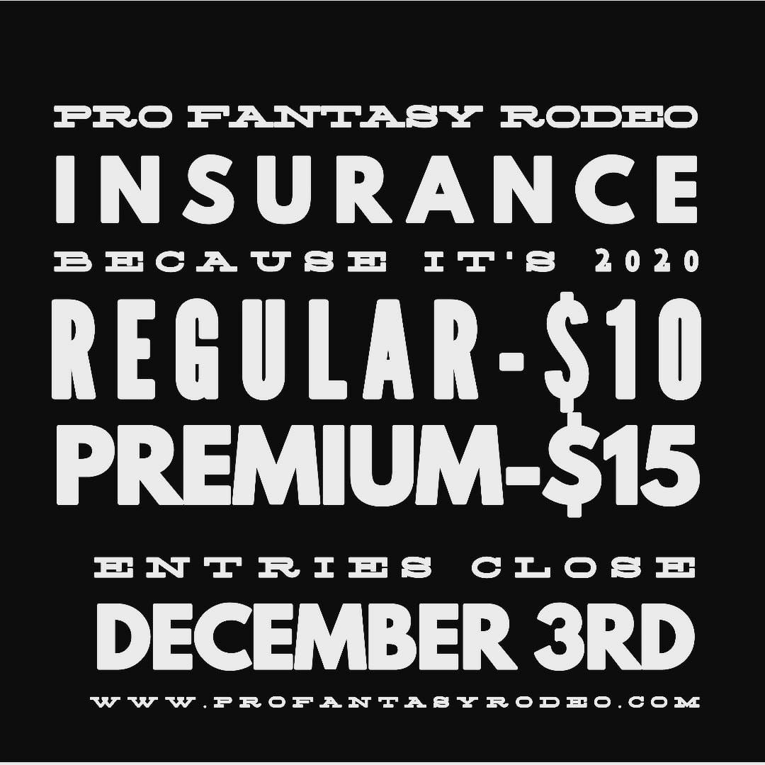 Insurance keeps you in the game if any... - Pro Fantasy Rodeo | Facebook