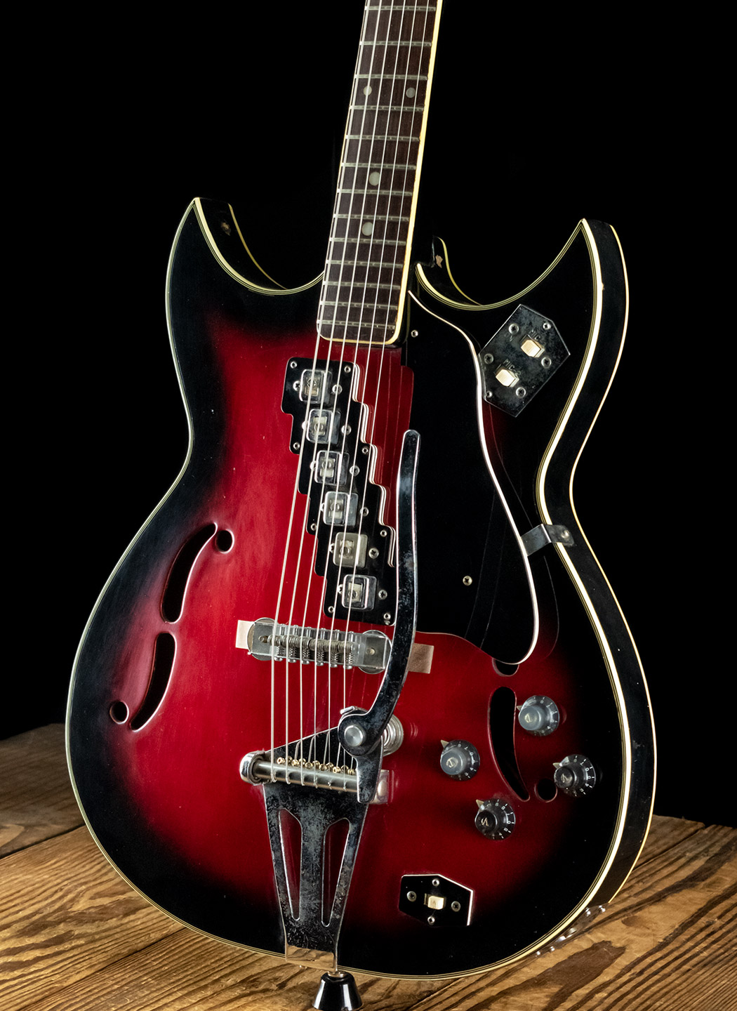 60's Sekova Grecia Semi Hollowbody Six Pickup Stereo Electric