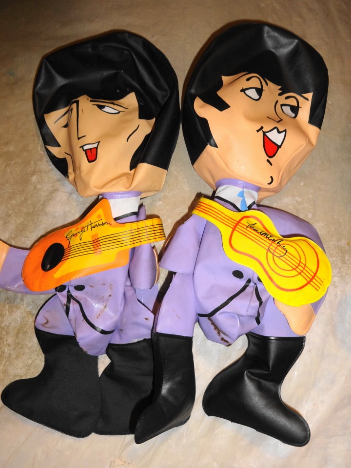 1966 Beatles Blow Up Dolls Set. 15