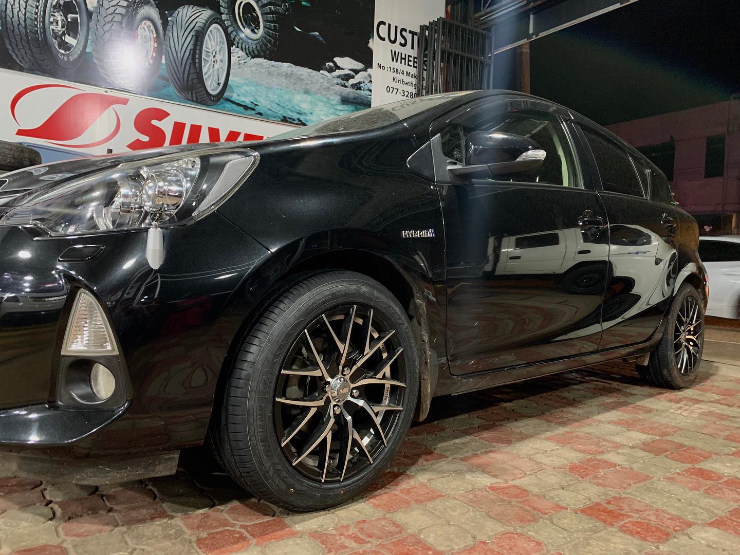 Custom Wheels - Toyota Aqua fitted with 16” Alloywheels &... | Facebook