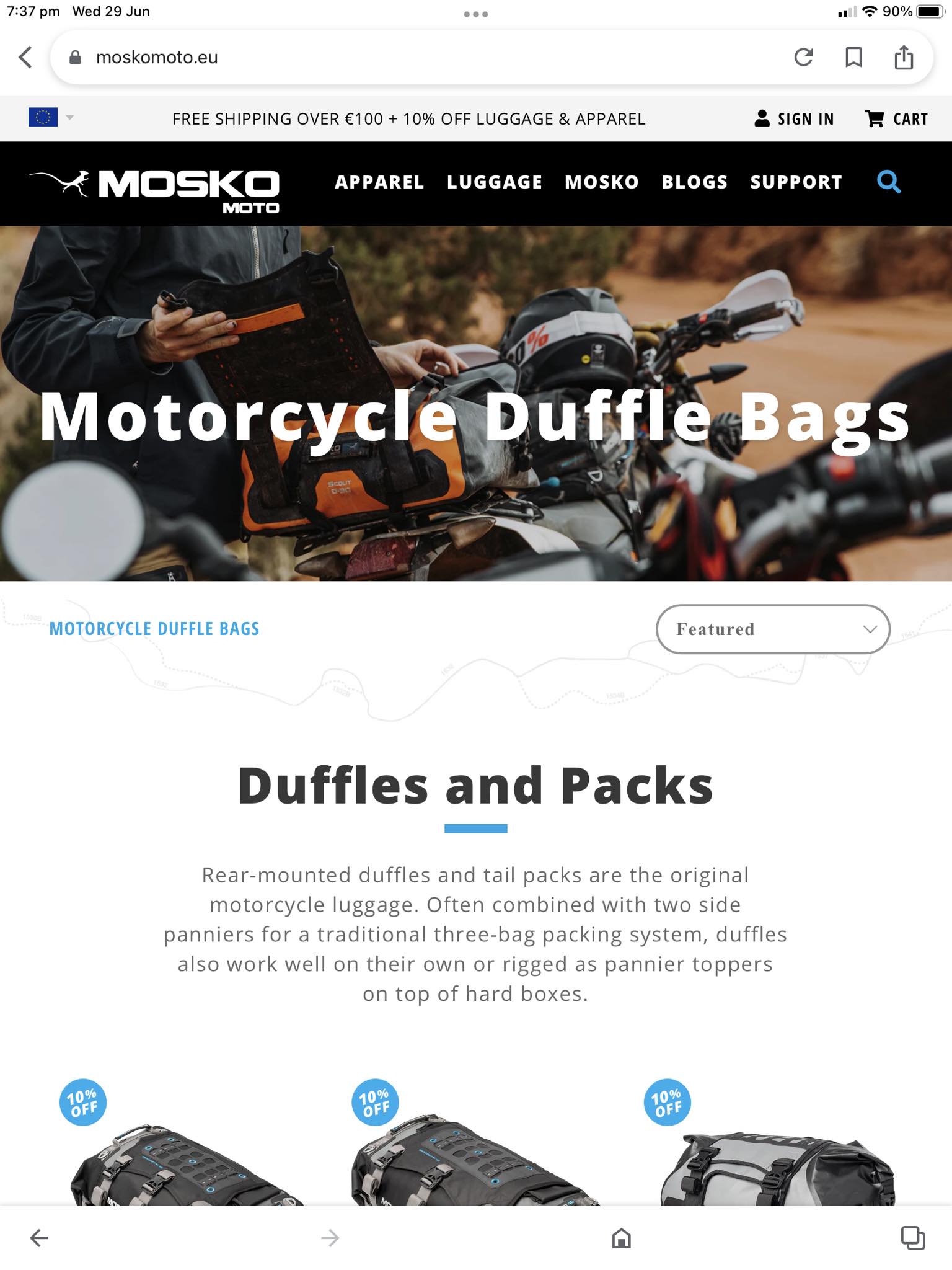 Mosko Moto Orange Luggage Collection Preorder and Release