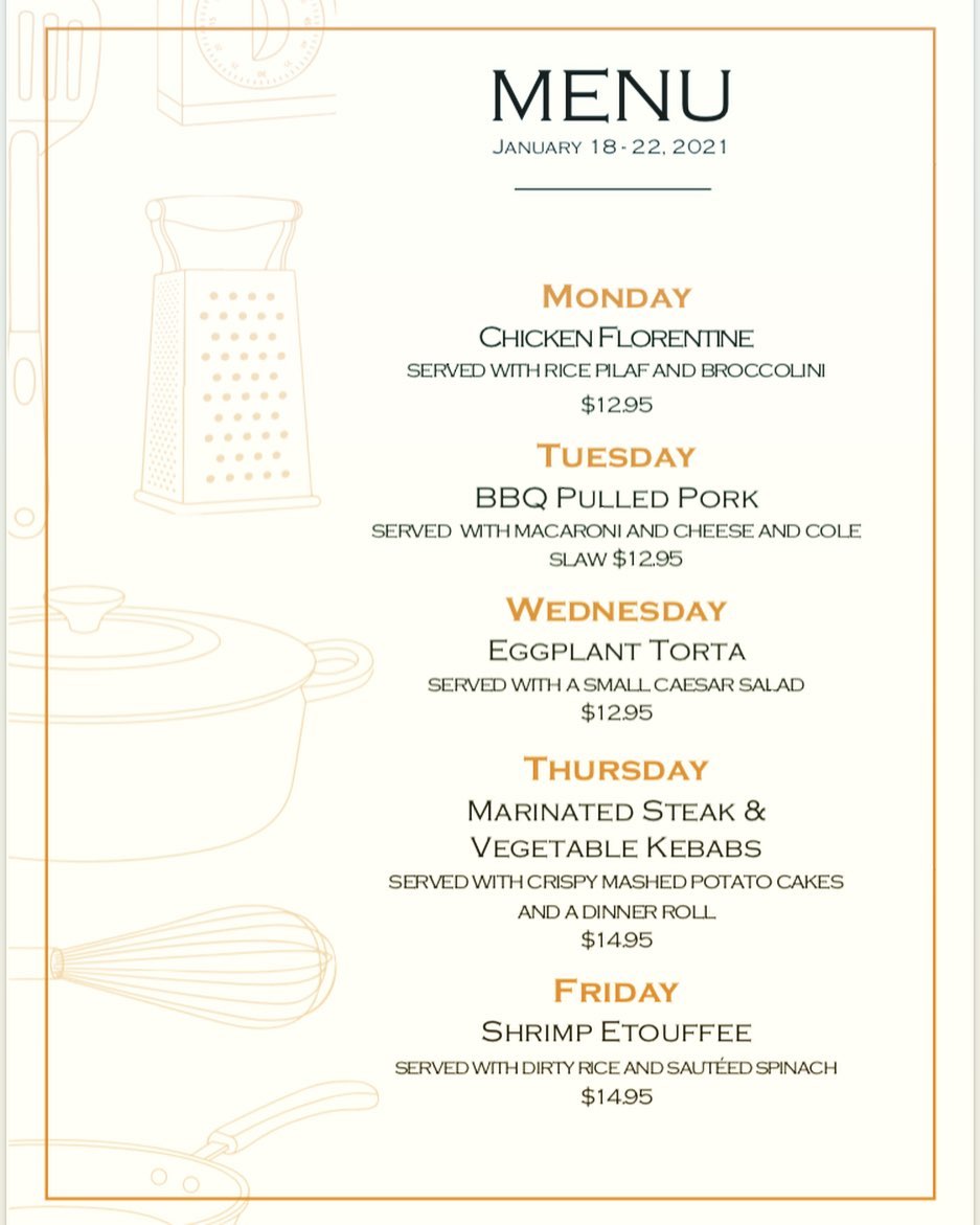 The Cooked Goose - Here’s next weeks menu for our #goosegrabngo. Do you ...