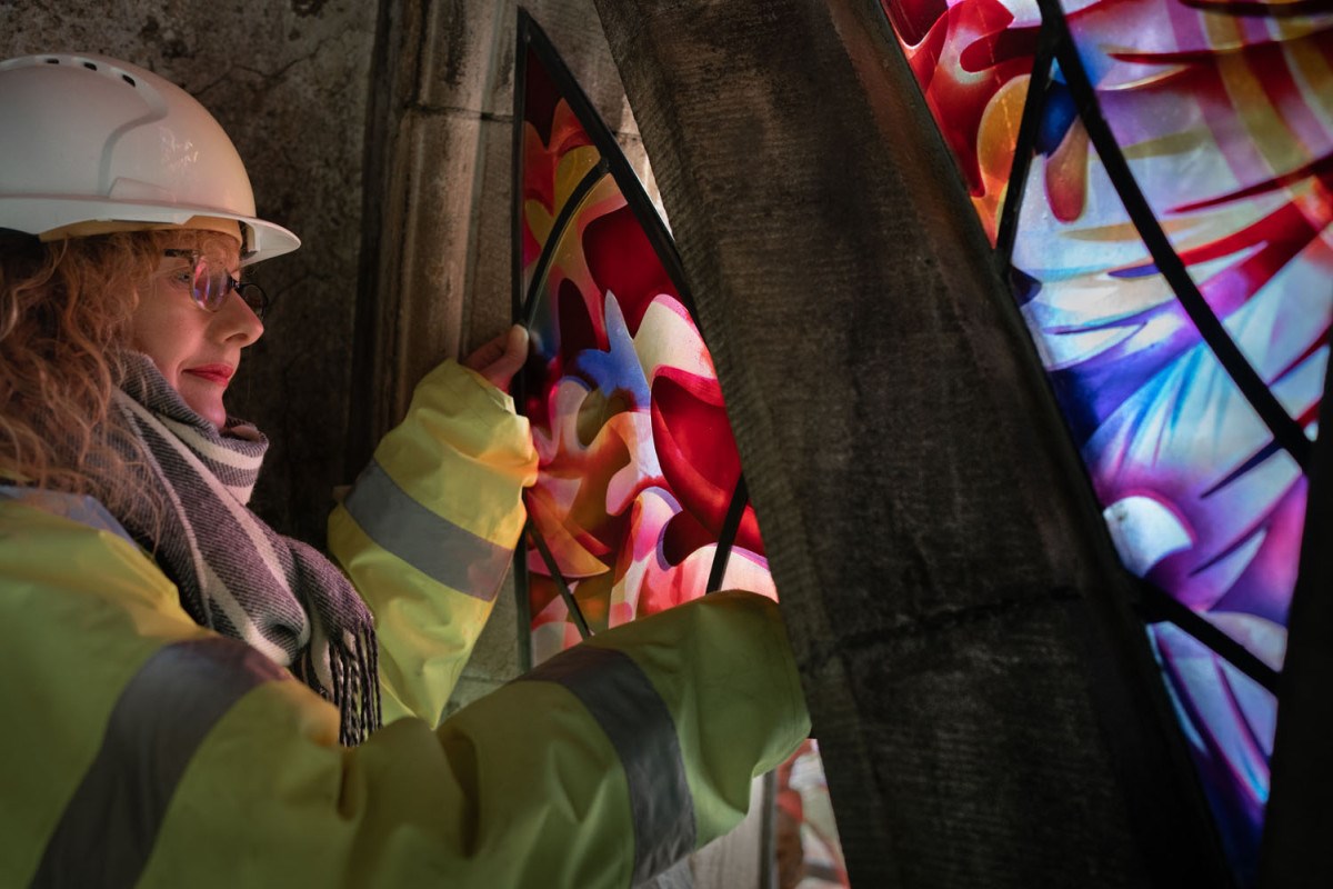 Durham Cathedral - The Illumination Window at Durham Cathedral is many ...