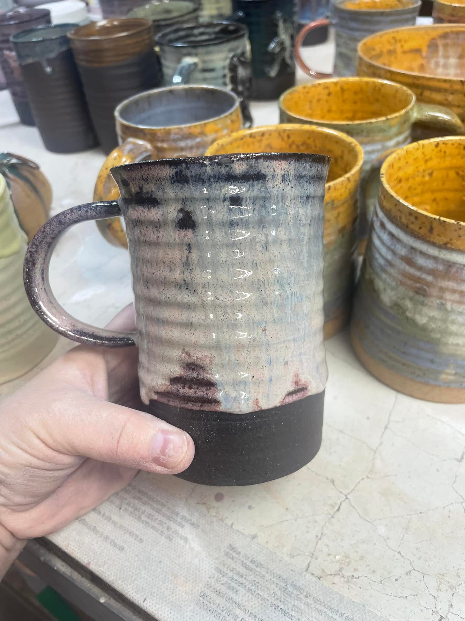 Mugshot Monday kimchi on Klamath Brown, single fired to 2180, drop