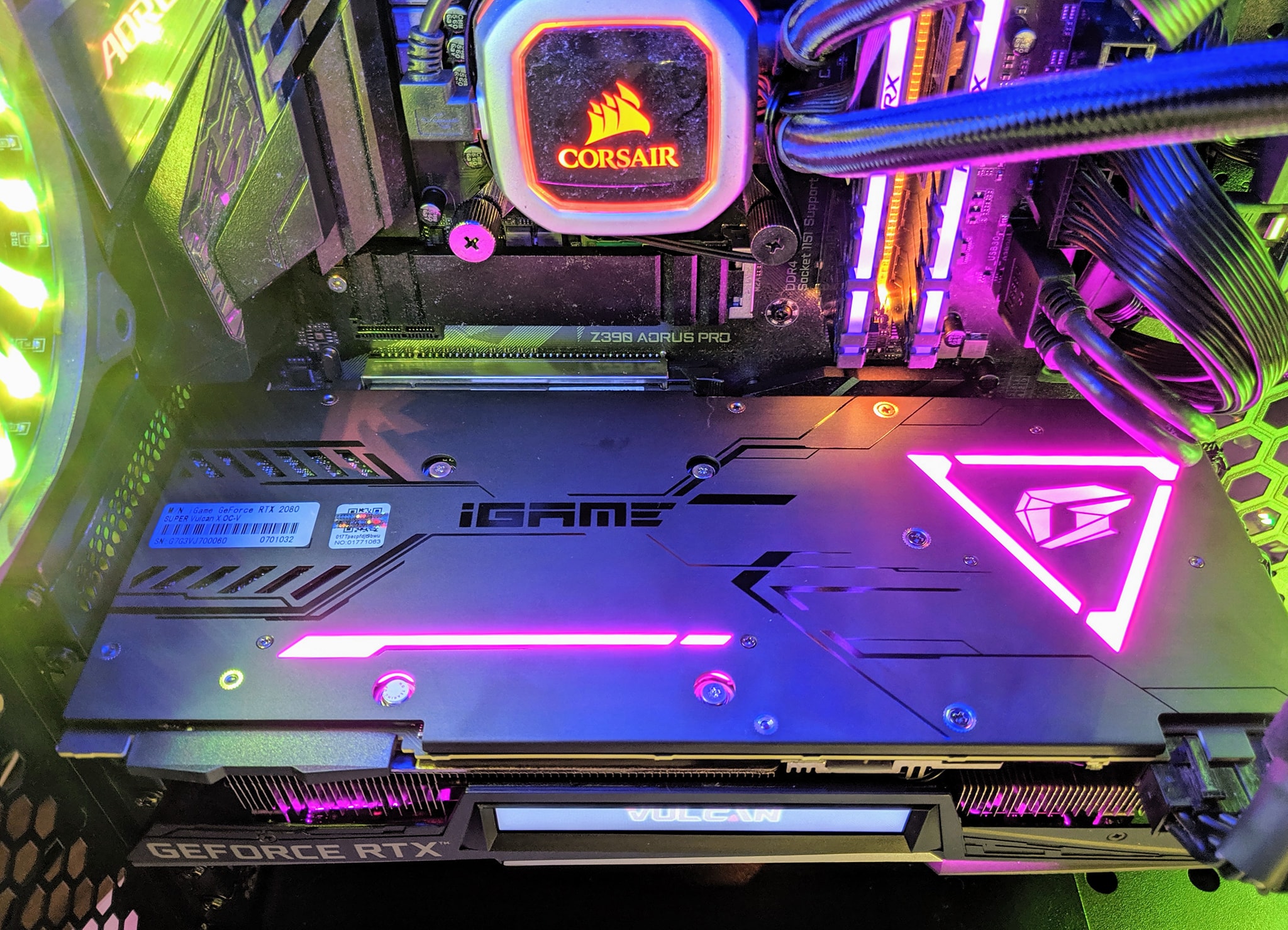 Colorful iGame GeForce RTX 2080 Super Vulcan X OC-V graphics card