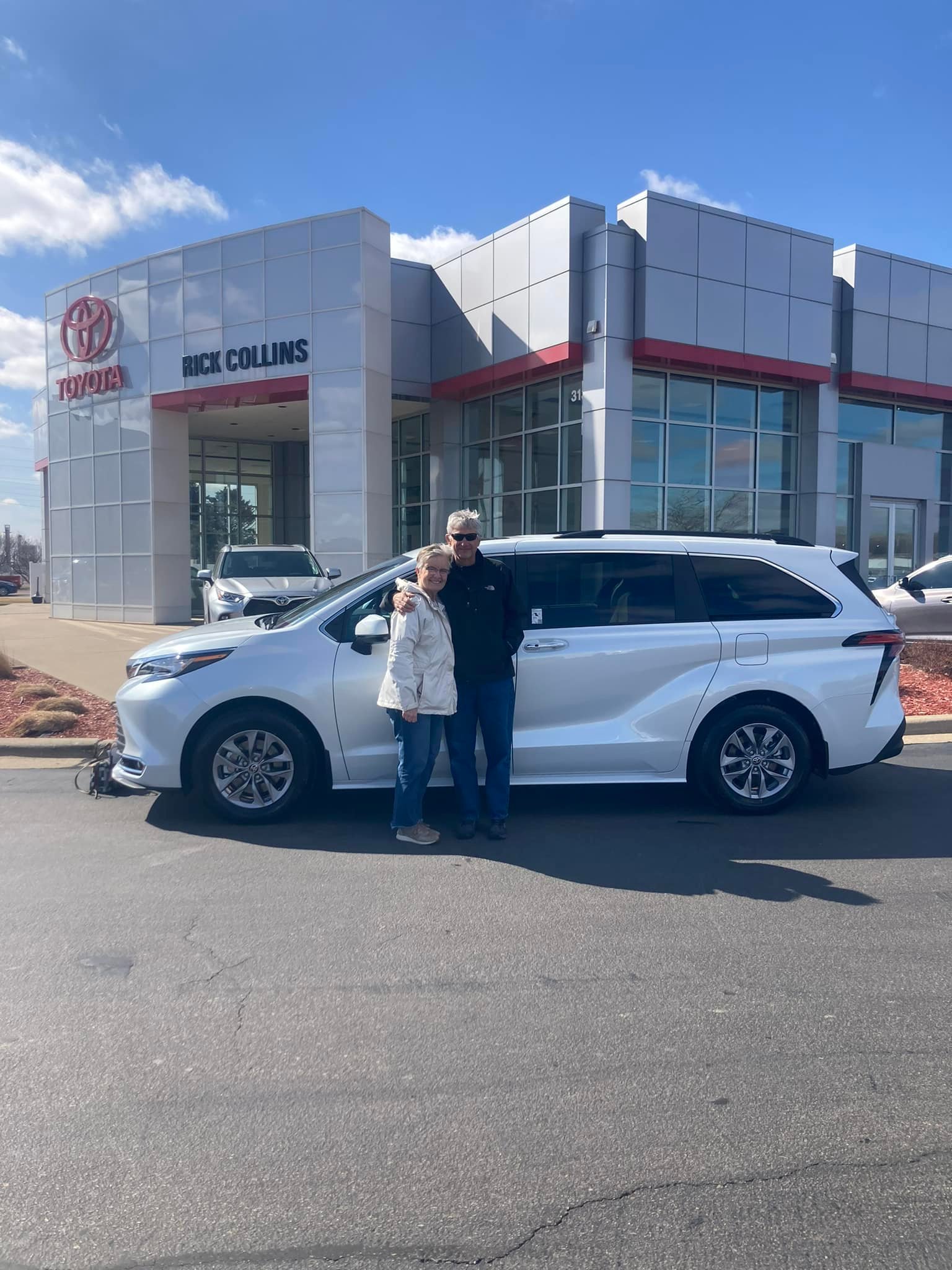 Congratulations to the Morgensen... - Rick Collins Toyota