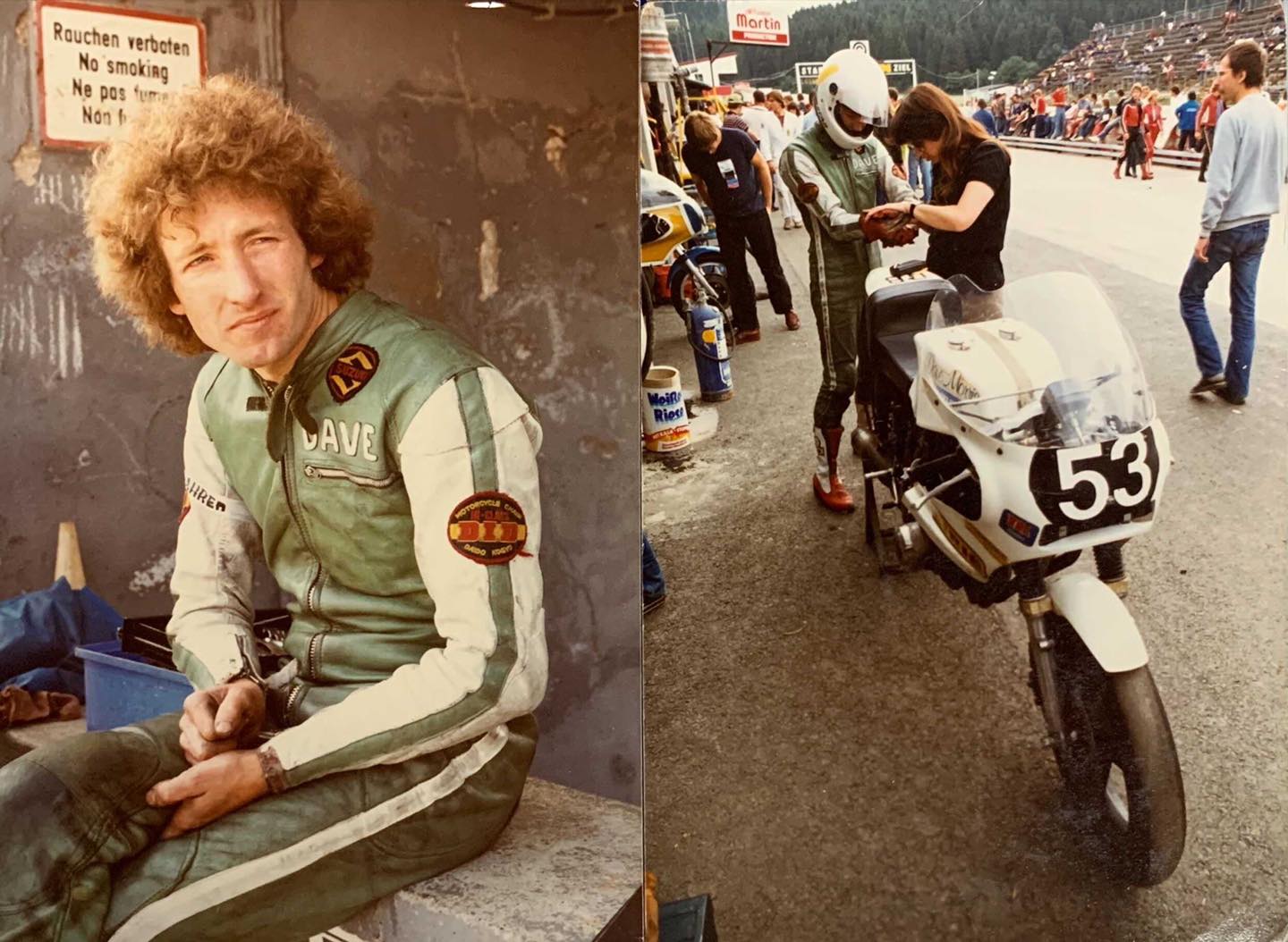 How's this for a #ThrowbackThursday - Brian Morrison at a wet