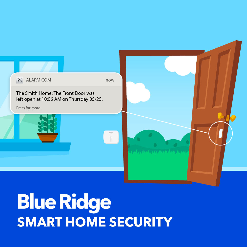 A home is safer when it’s... - Blue Ridge Communications