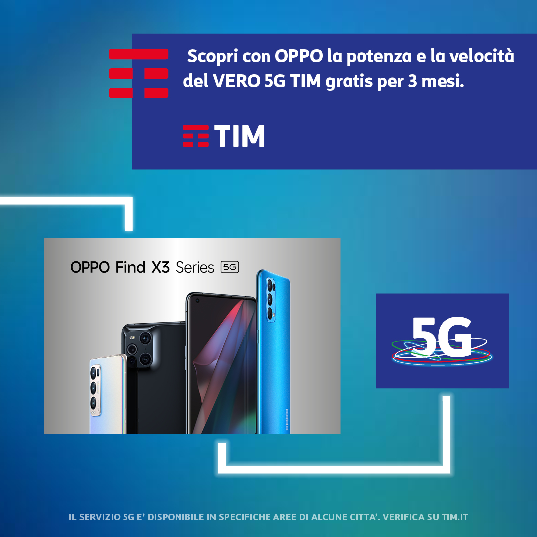 TIM - Riscopri i colori dell’estate con OPPO Find X3... | Facebook