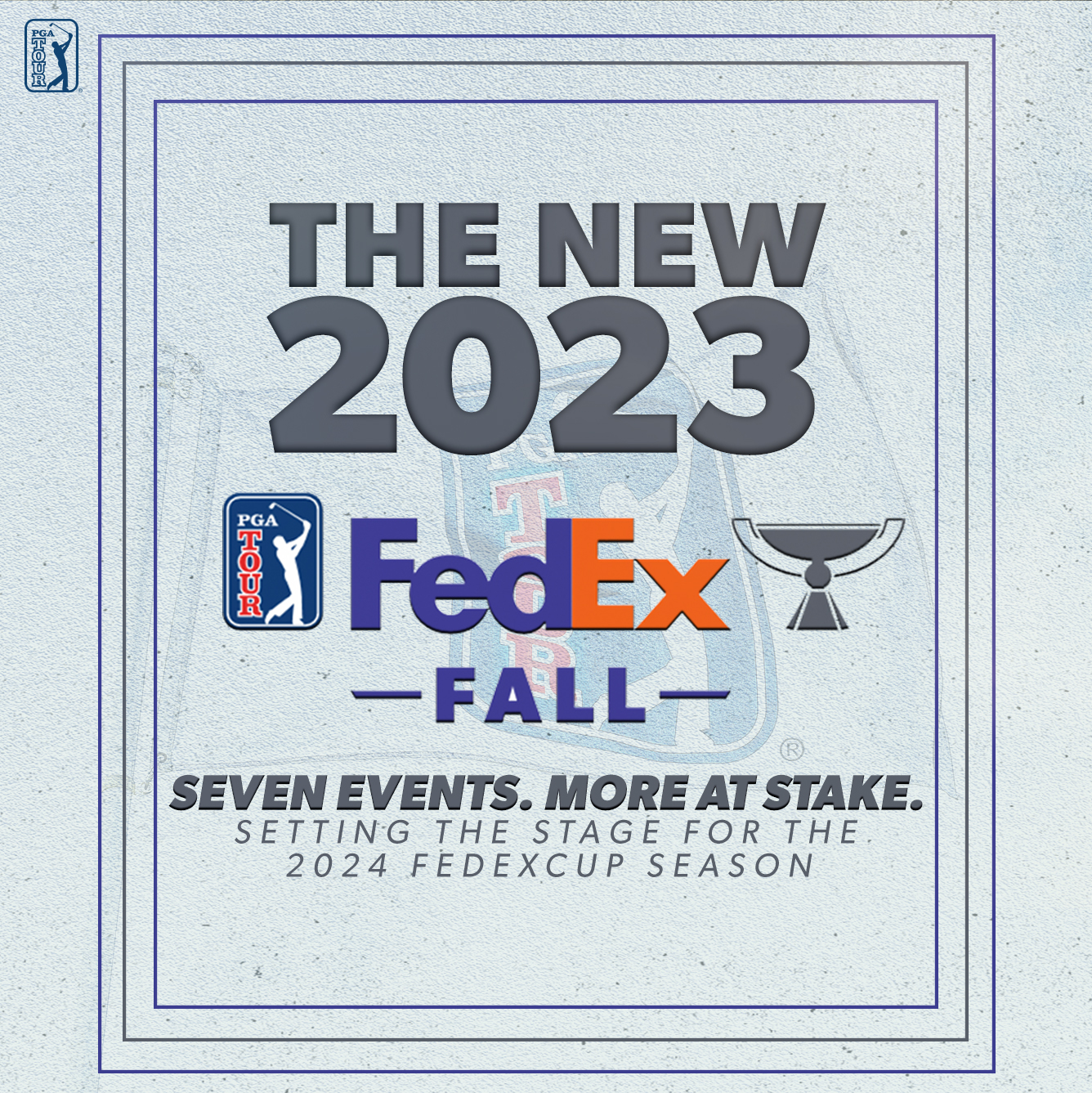 PGA TOUR - Introducing a reimagined 2023 FedExCup Fall....