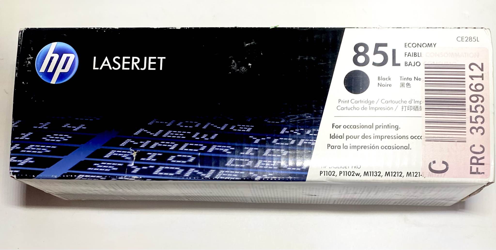 Lot De 2 Cartouches De Toner Noir CE285A/85A Compatibles - Pour HP LaserJet M1212, P1102, Etc.