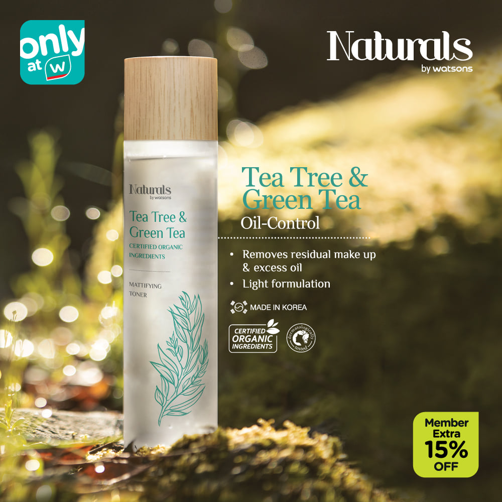 Watsons - [ONLY AT WATSONS] Shop Naturals by Watsons Tea Tree & Green ...